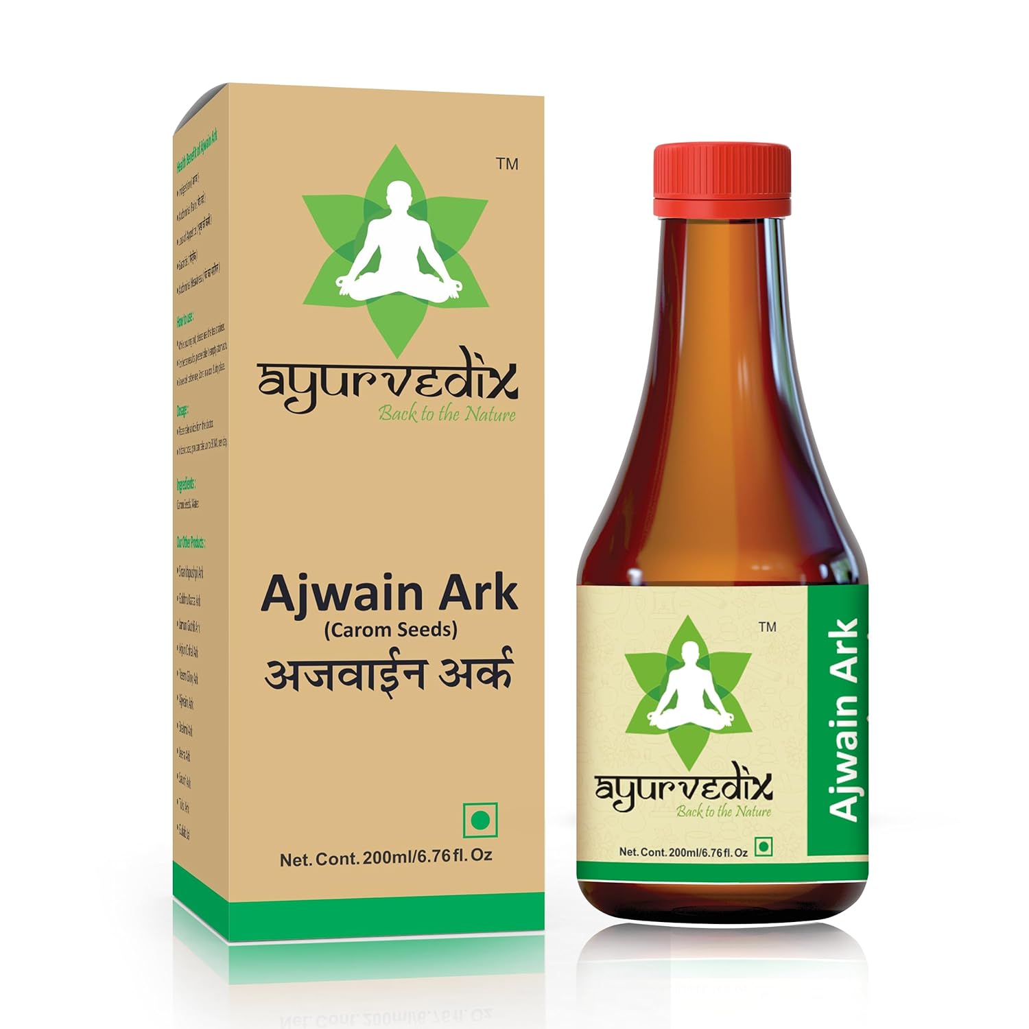 Ayurvedix Ajwain Ark Carom Seeds - 200 ml